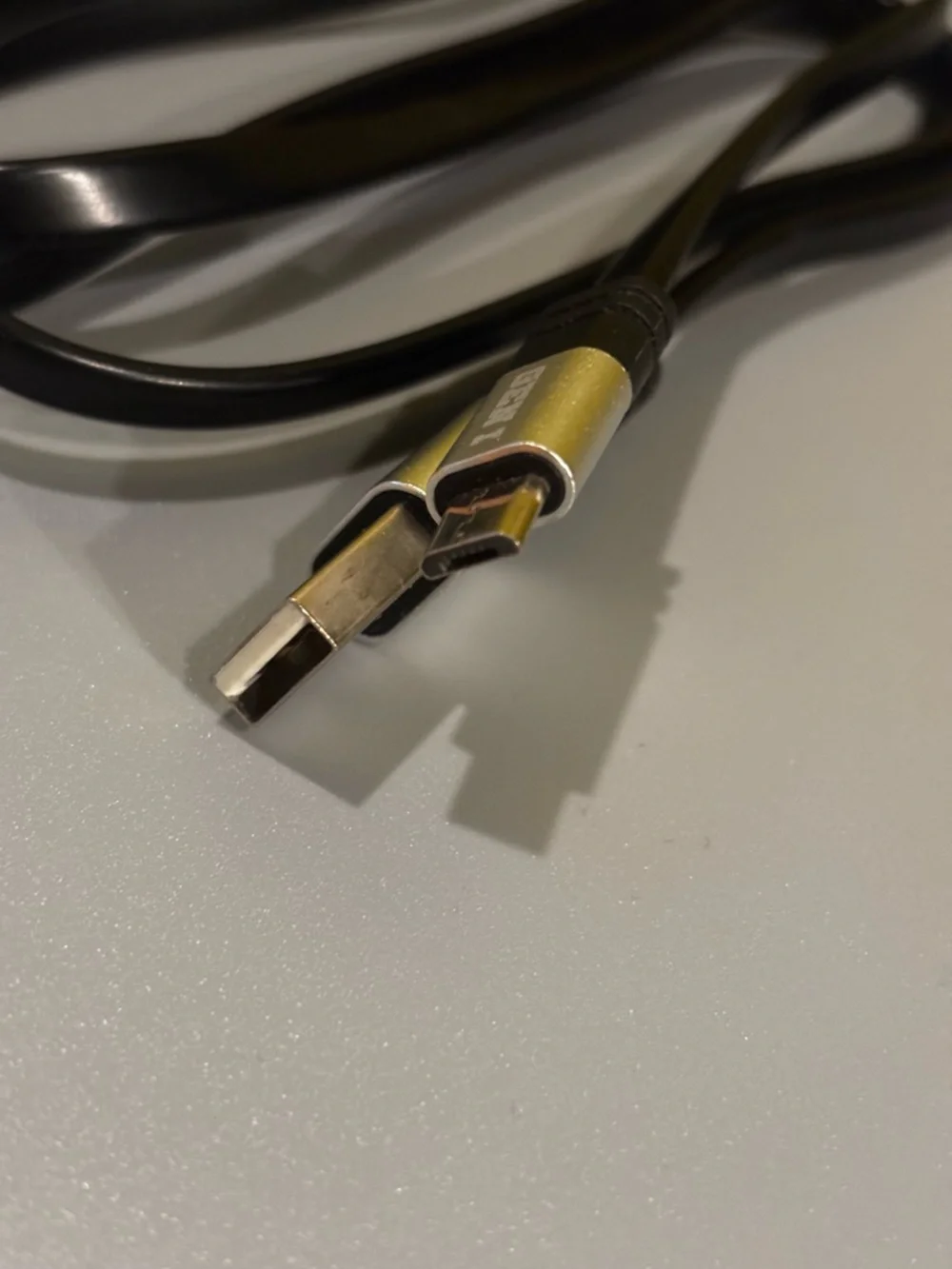 Universal White Car Charger with USB Cables